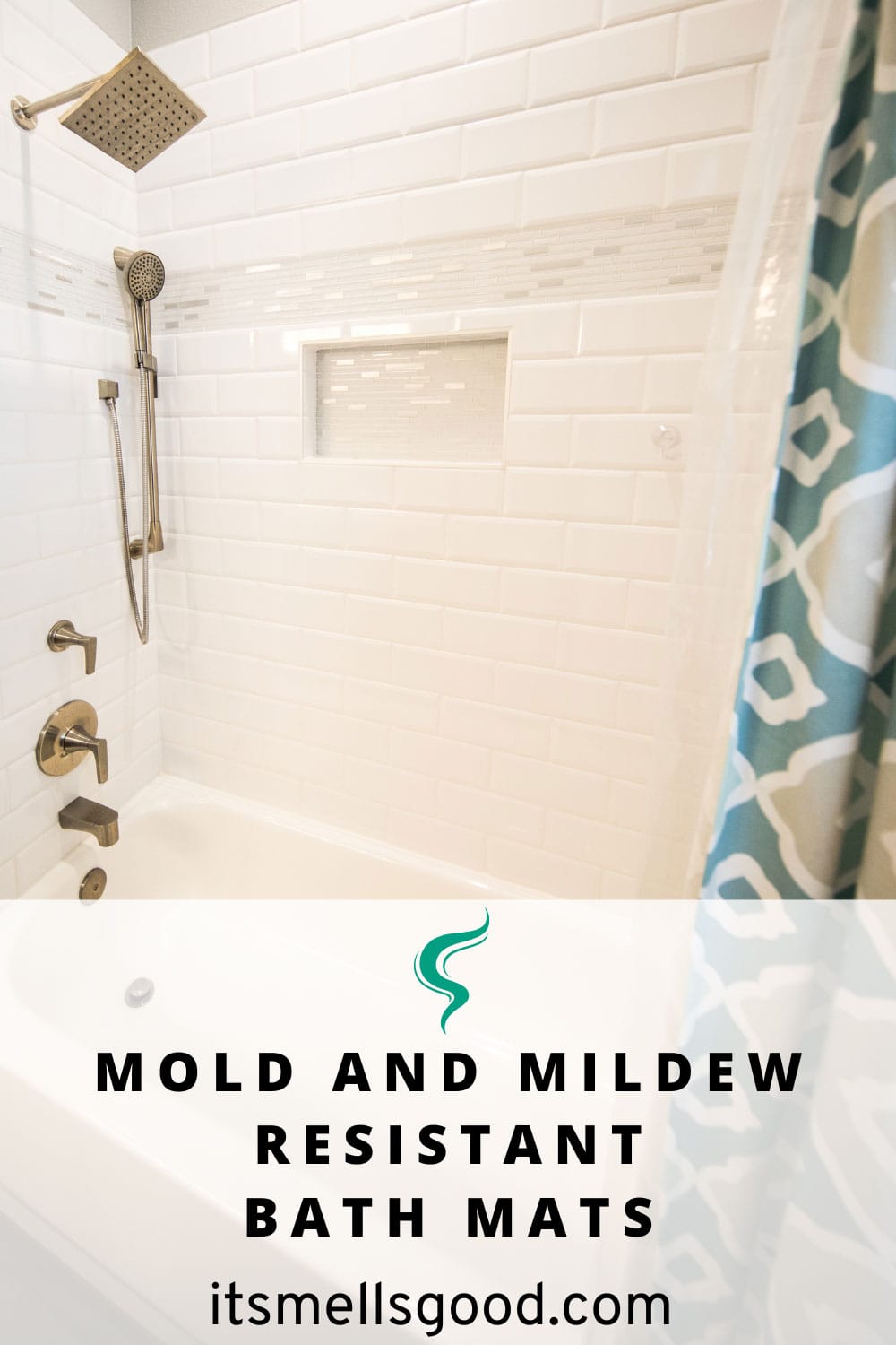 best mold mildew resistant bath mats - pinterest image