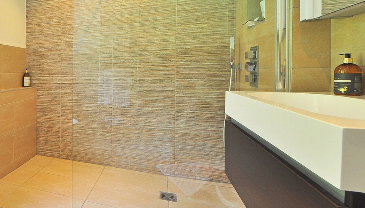 drain in the shower